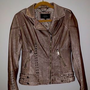 NWOT LA Coalition Faux Leather Jacket